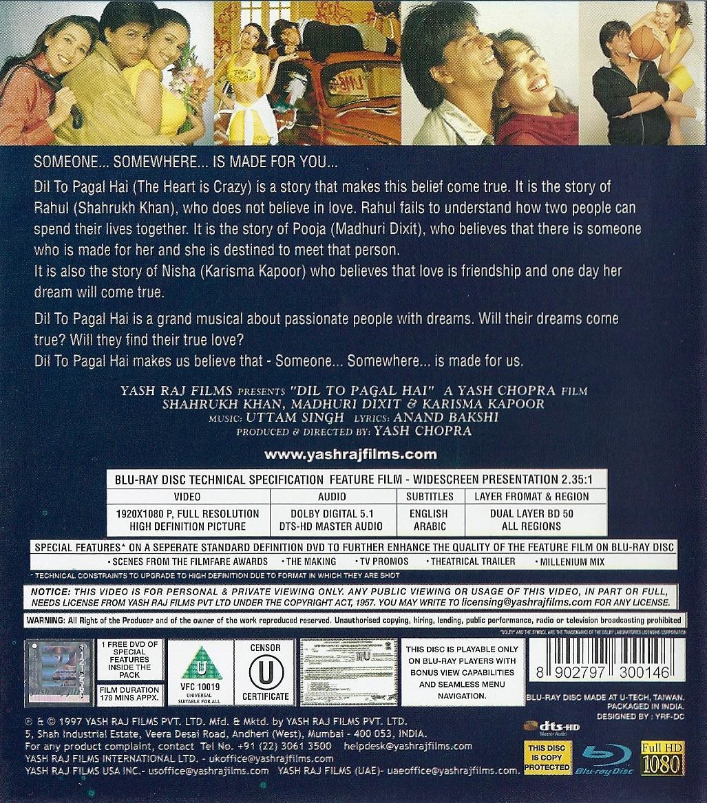 Dil to pagal hai movie free download