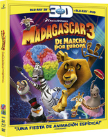 Madagascar 3: Europe's Most Wanted 3D (Blu-ray Movie)