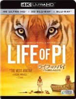 Life of Pi 4K + 3D (Blu-ray Movie)