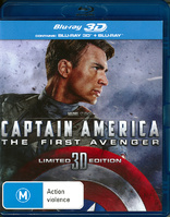 Captain America: The First Avenger 3D (Blu-ray Movie), temporary cover art