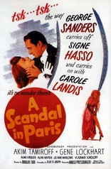 A Scandal in Paris (Blu-ray Movie)