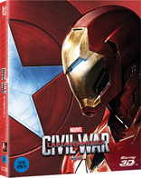 Captain America: Civil War 3D (Blu-ray Movie), temporary cover art