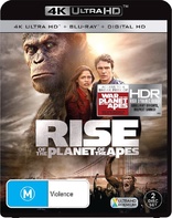 Rise of the Planet of the Apes 4K (Blu-ray Movie)
