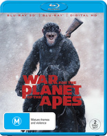 War for the Planet of the Apes 3D (Blu-ray Movie)