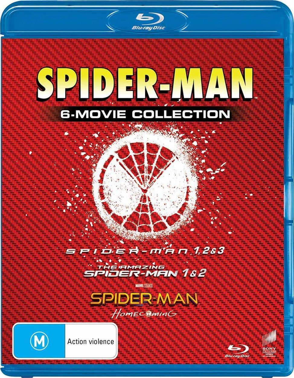 spider - Spider-Man: 6 Film Collection (2002-2017) El Hombre Araña: Colección de 6 Películas (2002-2017) [AC3 5.1 + SUP] [Blu Ray-Rip] 189882_front