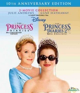 The Princess Diaries: 2 Movie Collection - 10th Anniversary (Blu-ray Movie), temporary cover art