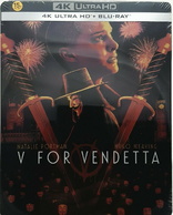 V for Vendetta 4K (Blu-ray Movie), temporary cover art