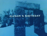 Alison's Birthday (Blu-ray Movie)
