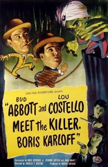 Abbott and Costello Meet the Killer, Boris Karloff 4K (Blu-ray Movie)