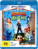 Monsters vs. Aliens 3D (Blu-ray Movie), temporary cover art