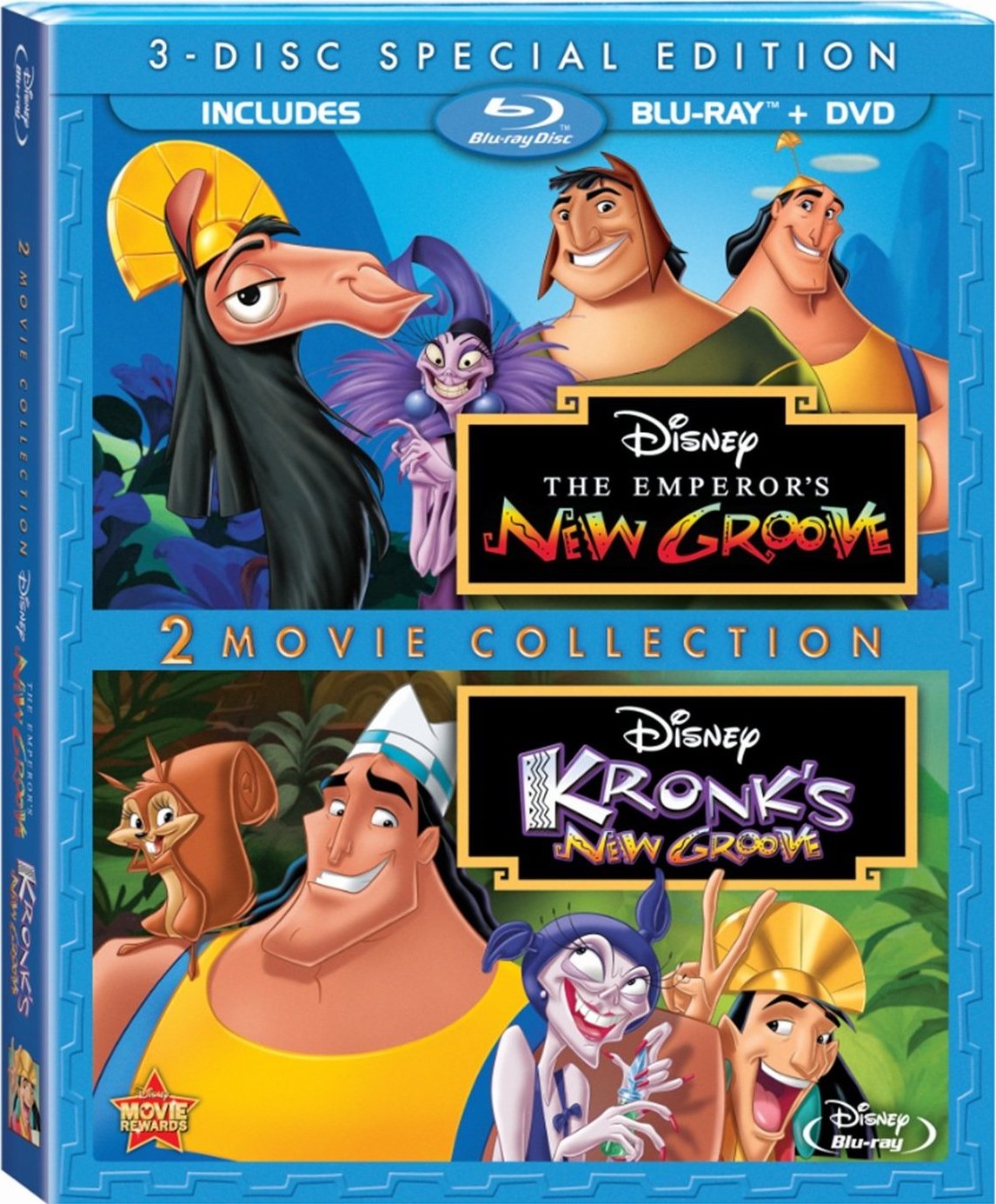 The Emperor's New Groove / Kronk's New Groove (2000-2005) Las Locuras del Emperador (2000-2005) [AC3 5.1 + SUP] [Blu Ray-Rip] 63056_front